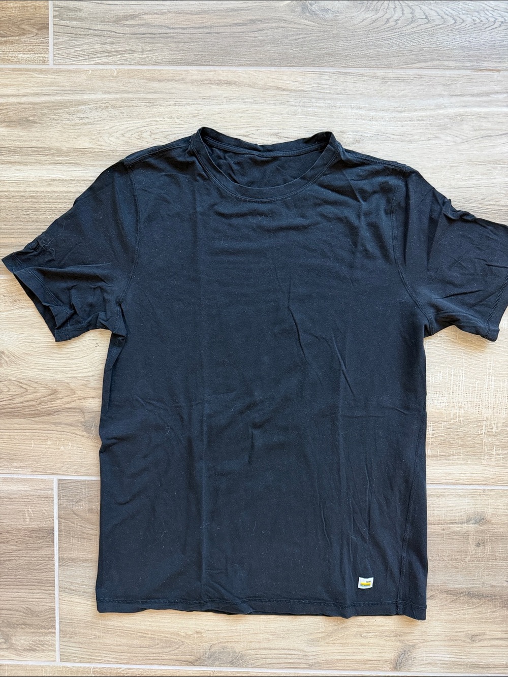 Vuori Black Short Sleeve Crew T-Shirt